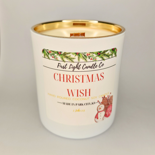 Christmas Wish - 8 ounce Coconut Soy Candle