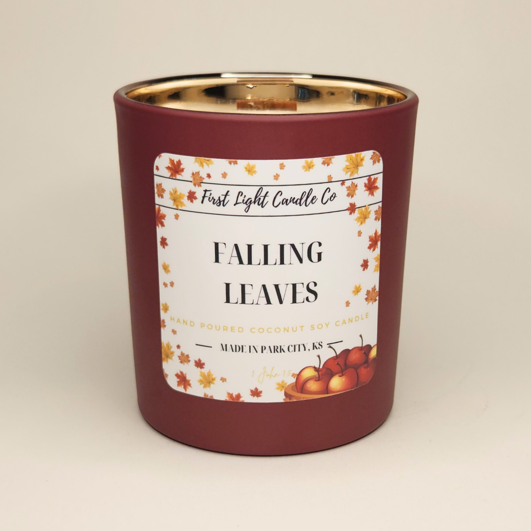 Falling Leaves - 8 ounce Coconut Soy Candle