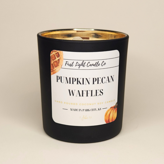 Pumpkin Pecan Waffles - 8 ounce Coconut Soy Candle