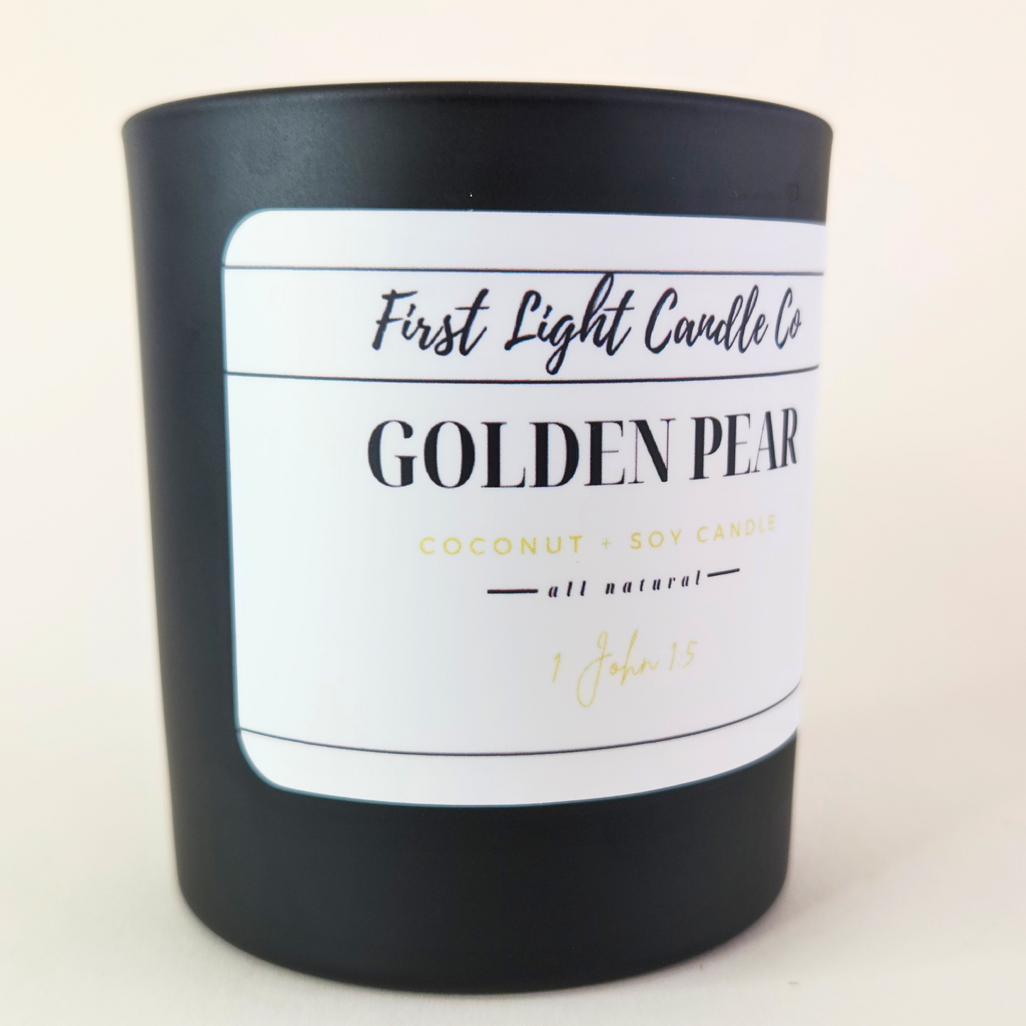 Golden Pear - 8 oz Coconut Soy Candle