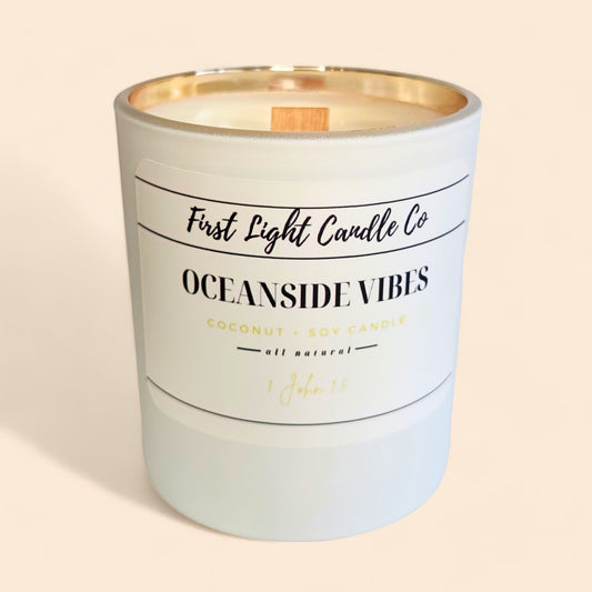 Oceanside Vibes - 8 oz Coconut Soy Candle